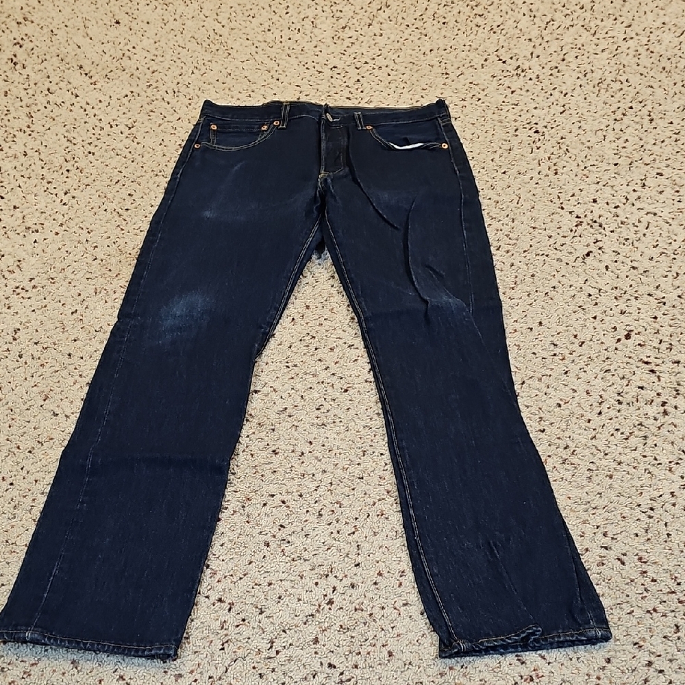 Levi's Dark Blue Straight Jeans